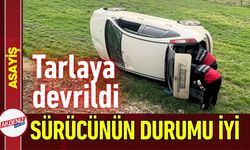 Osmaniye Kadirli’de Otomobil Tarlaya Devrildi