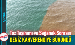 Toz Taşınımı ve Sağanak Sonrası Deniz Kahverengiye Büründü!