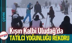 Uludağ Sömestrde Rekor Tatilci Yoğunluğu
