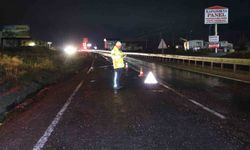 Yağış Sonrası Oluşan Çukurlar Kazaya Davetiye Çıkardı