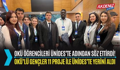 OSMANİYE: OKÜ ÖĞRENCİLERİ ÜNİDES PROGRAMINDA BÜYÜK BAŞARI ELDE ETTİ