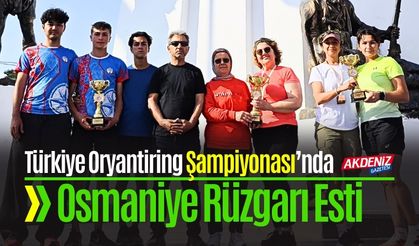 Türkiye Oryantiring Şampiyonası’nda Osmaniye Rüzgarı Esti