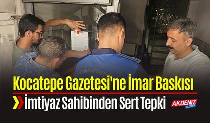 Kocatepe Gazetesi'ne İmar Baskısı; İmtiyaz Sahibinden Sert Tepki: İntikam Alıyorlar