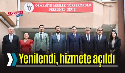 OKÜ Meslek Yüksekokulunun güçlendirmesi tamamlandı
