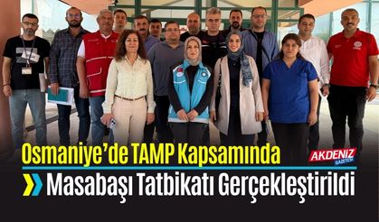 Osmaniye’de TAMP Kapsamında Masabaşı Tatbikatı Gerçekleştirildi