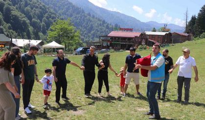 Ayder Yaylası'nda "İdeal Kilonu Öğren, Sağlıklı Yaşa" projesi