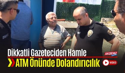 Bartın’da ATM Önünde Dolandırıcılığı Gazeteci Engelledi