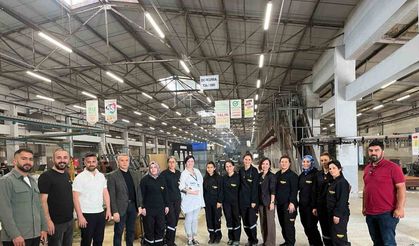 Çorum’da Sanayide Kadın Eli