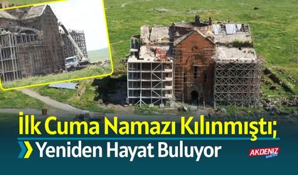 İlk Cuma Namazı Kılınmıştı; Yeniden Hayat Buluyor