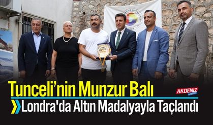 Munzur Balı, Londra'da Altın Madalyayla Taçlandı