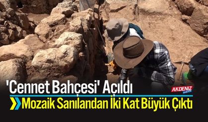 'Cennet Bahçesi' Açıldı: Mozaik Sanılandan Büyük Çıktı