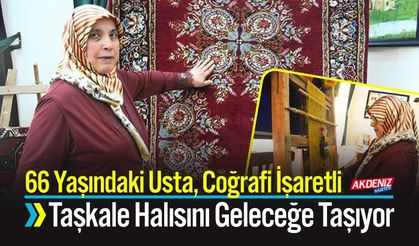 66 Yaşındaki Usta, Coğrafi İşaretli Taşkale Halısını Geleceğe Taşıyor