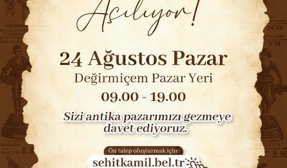 Gaziantep'te Antika Heyecanı: Antika Pazarı Açılıyor