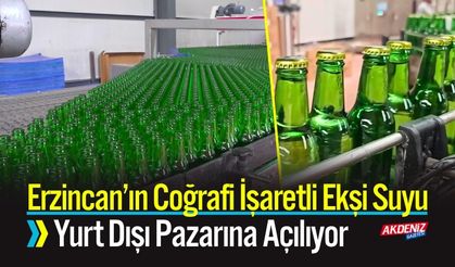 Erzincan’ın Coğrafi İşaretli Ekşi Suyu İhracatta