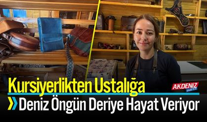 Kursiyerlikten Ustalığa; Deniz Öngün Deriye Hayat Veriyor