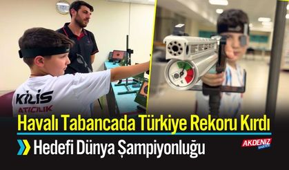 Havalı Tabancada Türkiye Rekoru Kırdı, Hedef Dünya