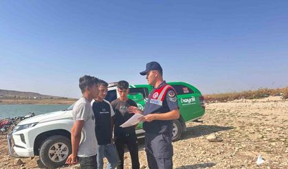 Kilis'te Jandarmadan Yasak Av ve Boğulma Uyarısı