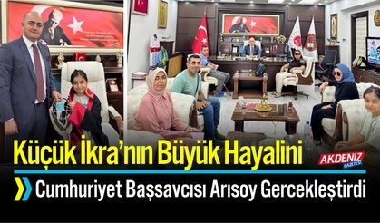 Osmaniye'de Minik İkra'ya Sürpriz