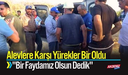 Alevlere Karşı Yürekler Bir Oldu "Bir Faydamız Olsun Dedik"