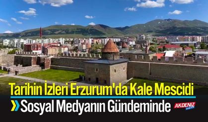 Erzurum'da: Kale Mescidi Sosyal Medyanın Gündeminde
