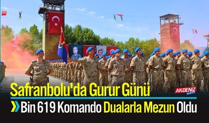 Safranbolu'da Gurur Günü: Bin 619 Komando Dualarla Mezun