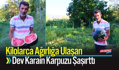 Kilolarca Ağırlığa Ulaşan Dev Karain Karpuzları Şaşırttı