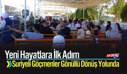 Suriyeli Göçmenler Gönüllü Dönüş Yolunda