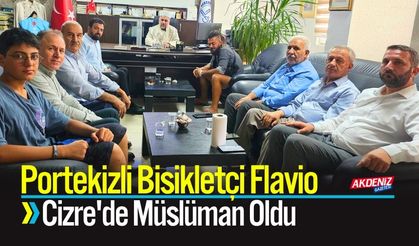Portekizli Flavio Cizre'de Müslüman Oldu
