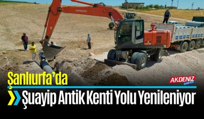 Şanlıurfa’da Şuayip Antik Kenti Yolu Yenileniyor