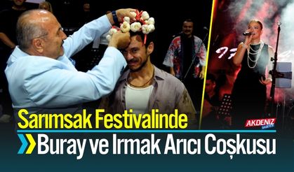Sarımsak Festivalinde Buray ve Irmak Arıcı Coşkusu
