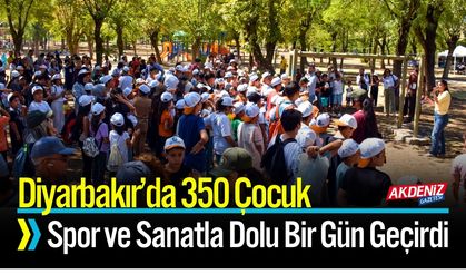 Diyarbakır’da 350 Çocuk Spor ve Sanatla Dolu Bir Gün Geçirdi