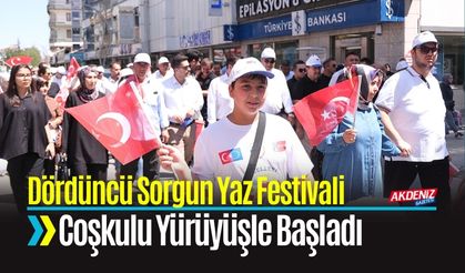 Dördüncü Sorgun Yaz Festivali Coşkulu Yürüyüşle Başladı