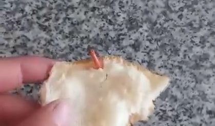 Diyarbakır'da Ekmeğin İçinden Çıkana Vatandaştan Tepki