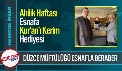 Düzce Müftülüğü'nden Ahilik Haftası Etkinliği