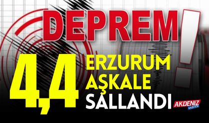Aşkale’de 4.4 Büyüklüğünde Deprem Paniğe Yol Açtı