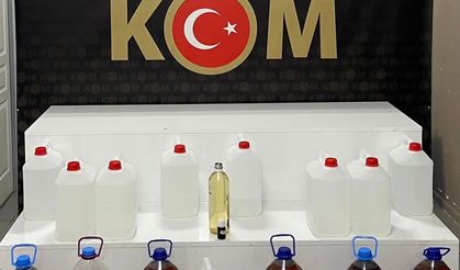Kaçak alkol operasyonu: 69 litre sahte içki ele geçirildi