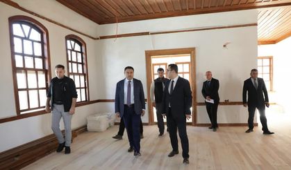 Kütahya Valisi Tarihi Konakların Restorasyonunu İnceledi