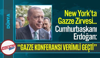 Cumhurbaşkanı Erdoğan: Gazze Konferansı Verimli Geçti