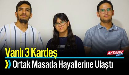 Vanlı 3 Kardeş, Ortak Masada Hayallerine Ulaştı