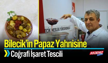 Papaz Yahnisine Coğrafi İşaret Tescili
