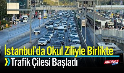 İstanbul’da Okul Ziliyle Birlikte Trafik Çilesi Başladı