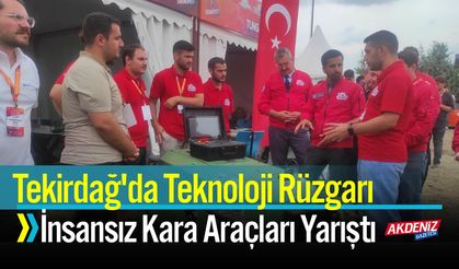 Tekirdağ'da Teknoloji Rüzgarı İnsansız Kara Araçları Yarıştı