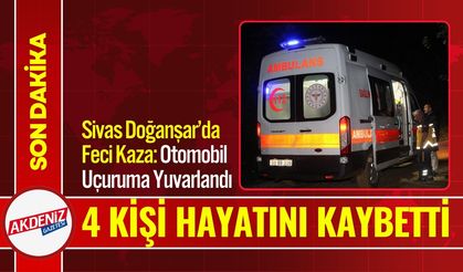 Otomobil Uçuruma Yuvarlandı, 4 Ölü