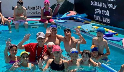 Tunceli Pertek’te "Yüzme Bilmeyen Kalmasın" Projesi