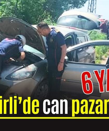 SON DAKİKA! Trafik kazasında 6 kişi yaralandı