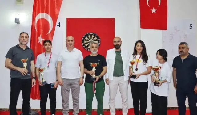 Dart turnuvasına 14 sporcu katıldı  