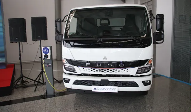 Elektrikli hafif kamyon FUSO eCanter'i tanıtıldı