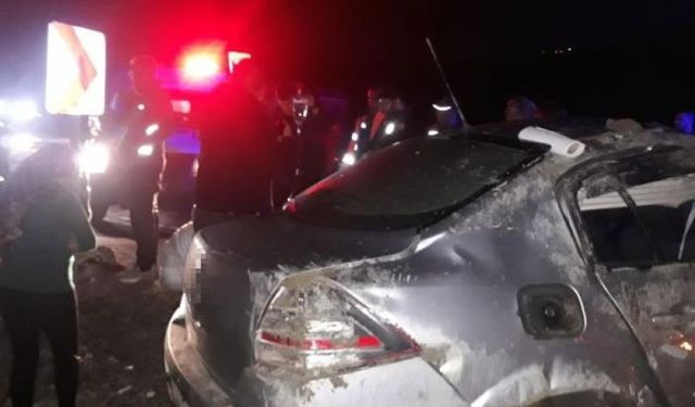 Burdur’da otomobil takla attı: 5 yaralı