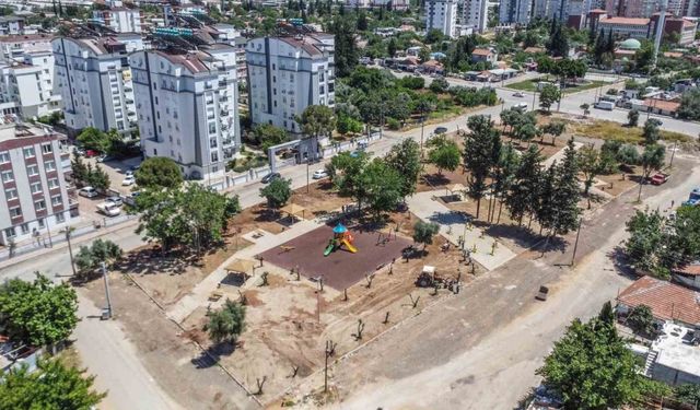 Kepez Belediyesi çocukların yaşam alanlarına yeni parklar yapıyor