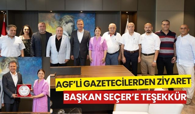 AGF’li Gazetecilerden Başkan Seçer’i ziyaret